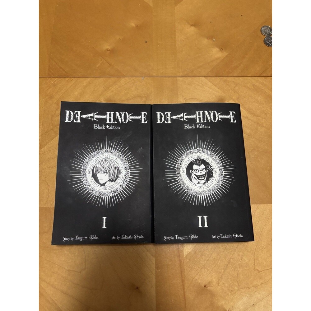 Death Note Black Edition Volumes 1-4 Tsunami Ohba Manga English PB Books